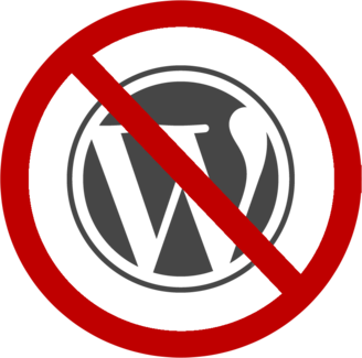 no wordpress