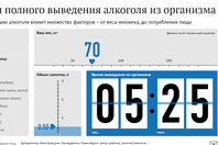 алкоголь в организме, инфографика